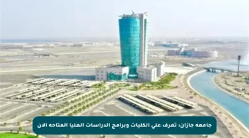 جامعة جازان: تعرف على الكليات وبرامج الدراسات العليا المتاحة الآن